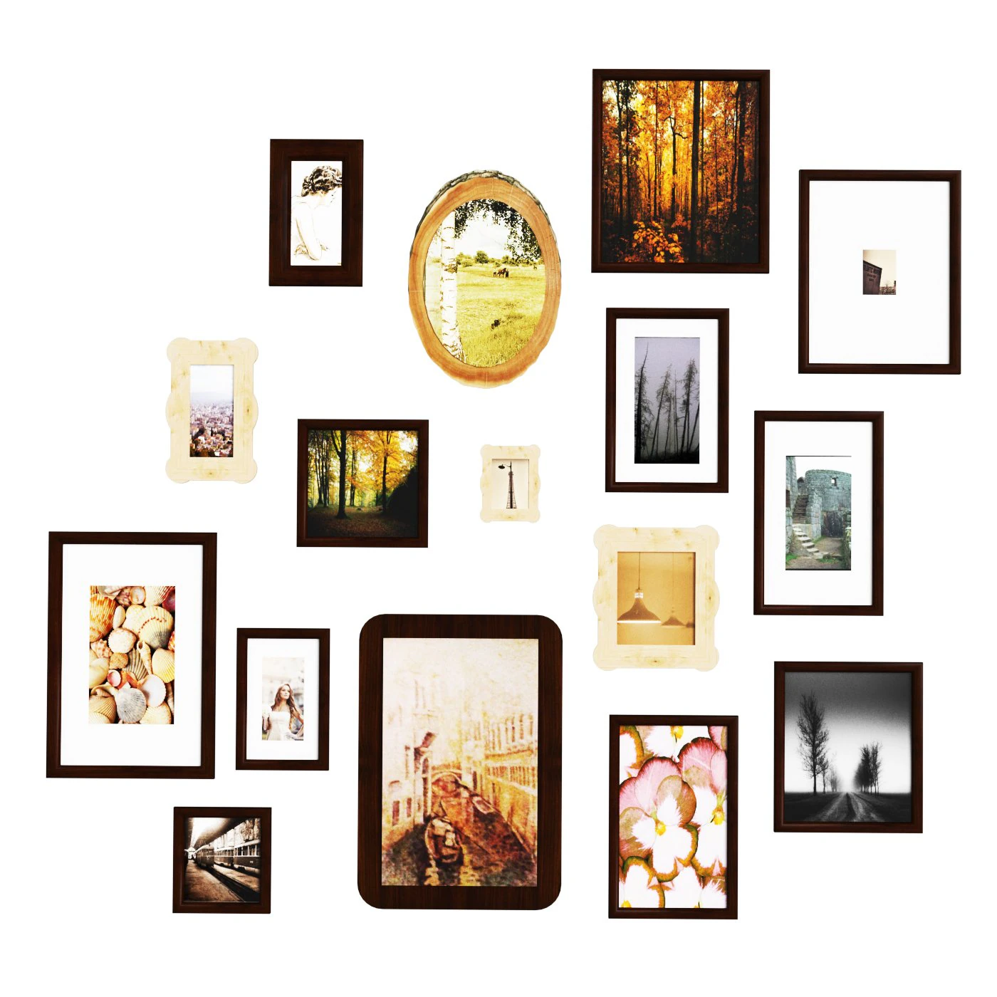 Photo frames 3D Model .c4d .max .obj .3ds .fbx .stl .blend