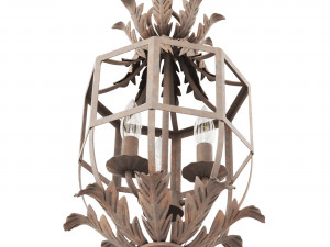 Hanging French retro chandelier 3Dモデル
