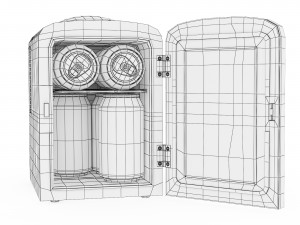 Coca Cola mini fridge Modèle 3D