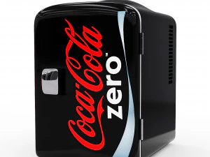 Coca Cola mini fridge 3D Model