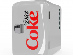 Coca Cola mini fridge 3D Model