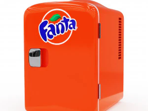 Coca Cola mini fridge 3D Model