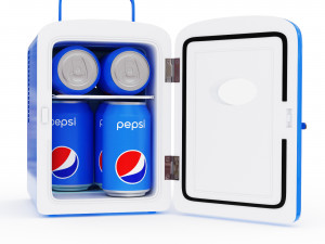Mini fridge Pepsi Cola 3D 模型