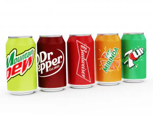 Mini fridge Pepsi Cola 3D Model