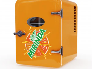 Mini fridge Pepsi Cola 3D Model
