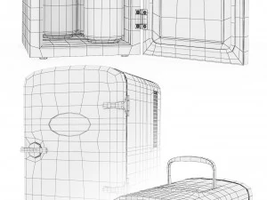 Mini fridge Pepsi Cola 3D Model