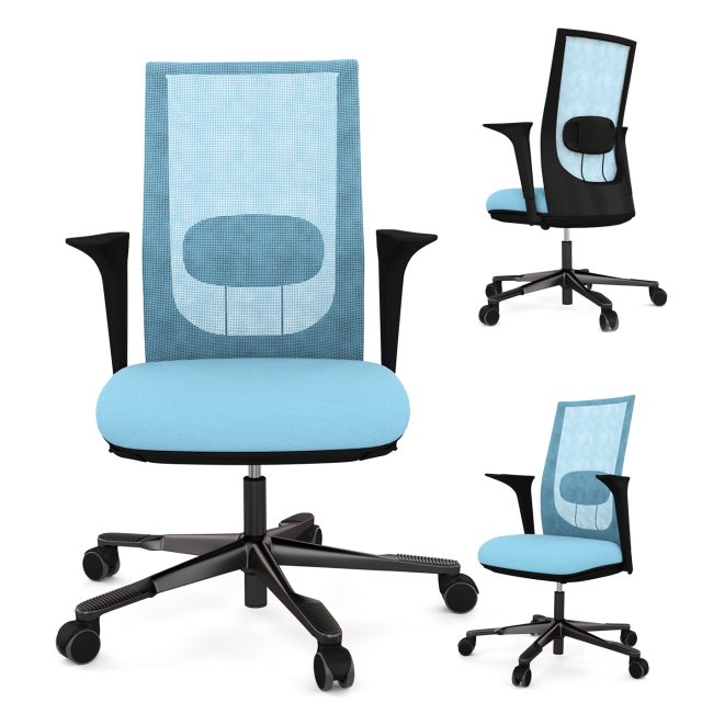Office chair HAG Futu 1100 Model 3D .c4d .max .obj .3ds .fbx .stl .blend