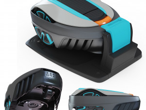 Robotic lawn mower Gardena SILENO city 500 3Dモデル