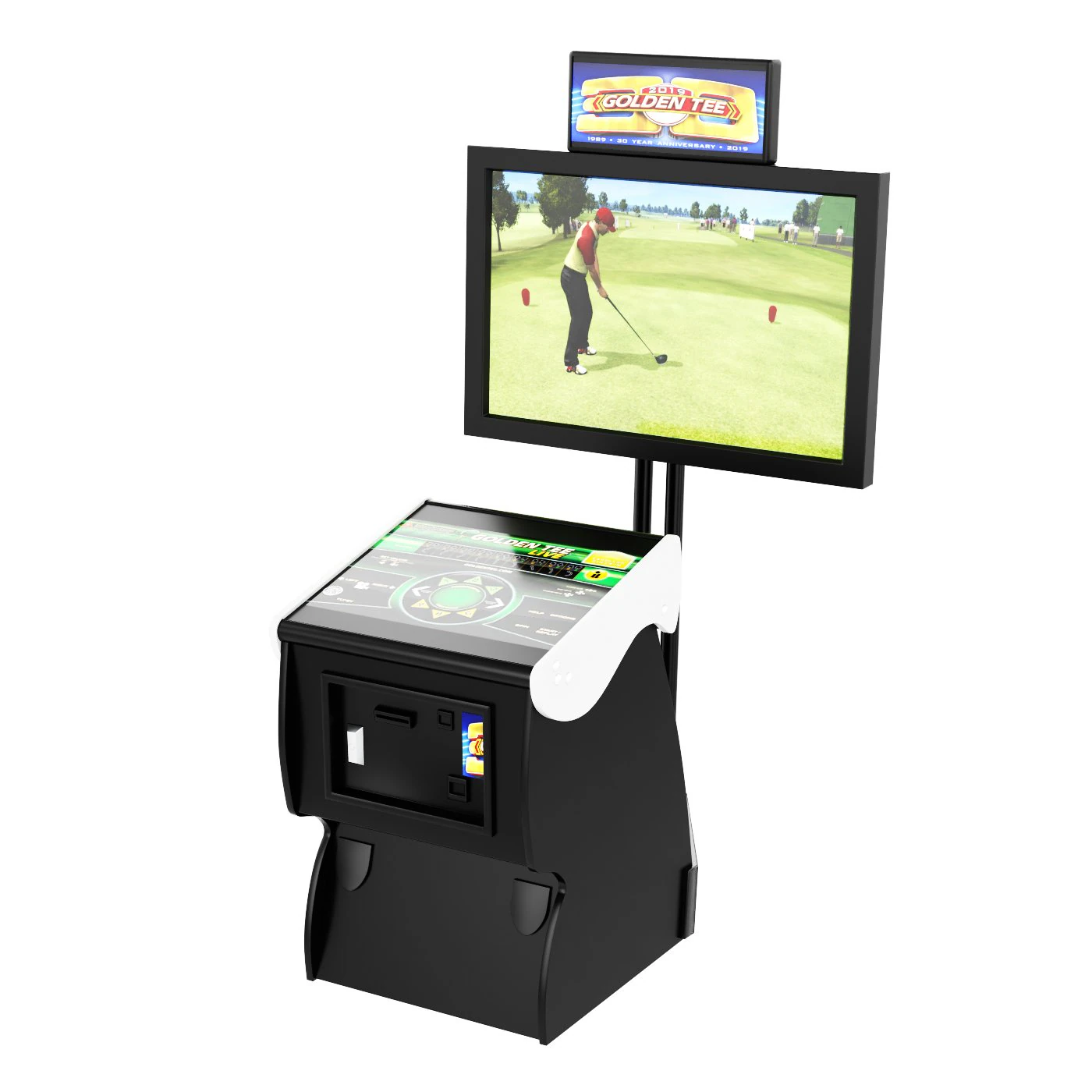 Golden Tee Live slot 3D Model .c4d .max .obj .3ds .fbx .stl .blend