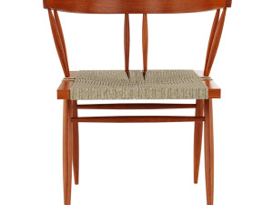 George Nakashima Grass-Seated Chair Modelo 3D