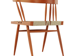 George Nakashima Grass-Seated Chair Modelo 3D