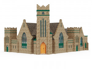 Greenwood Baptist Church 3D Model