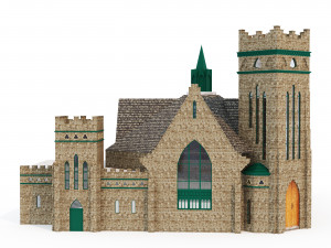 Greenwood Baptist Church 3D Model
