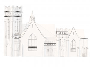 Greenwood Baptist Church 3D Model