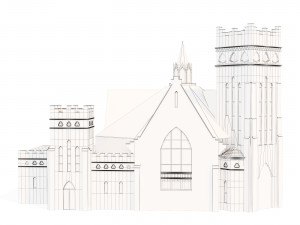 Greenwood Baptist Church 3D Model