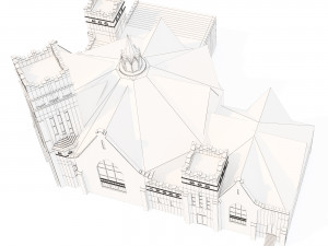 Greenwood Baptist Church 3D Model