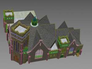 Greenwood Baptist Church 3D Model