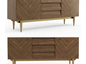 格雷森餐边柜 3D 模型