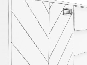 Greyson sideboard dresser 3D 模型