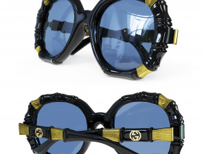 Gucci Bamboo Sunglasses 3D Model