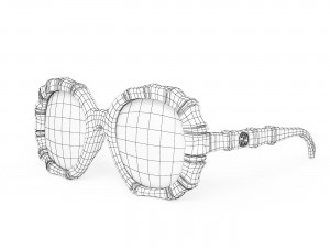 Gucci Bamboo Sunglasses 3D Model