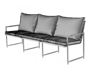 Sofa Harbor Breeze 3 Seat Lounge Outdoor Modello 3D