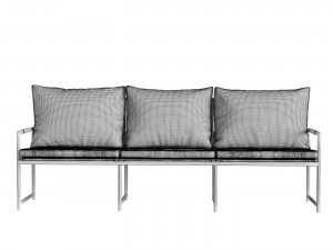 Sofa Harbor Breeze 3 Seat Lounge Outdoor Modello 3D