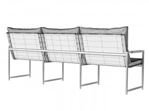 Sofa Harbor Breeze 3 Seat Lounge Outdoor Modello 3D