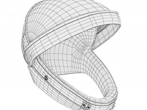 SpaceX Helmet Modèle 3D