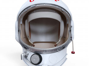 Soviet cosmonaut helmet Model 3D