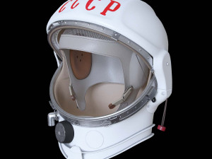 Soviet cosmonaut helmet Model 3D