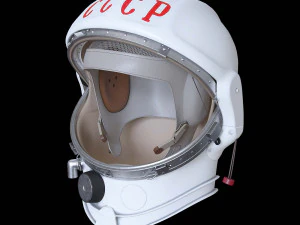 Soviet cosmonaut helmet 3D Model