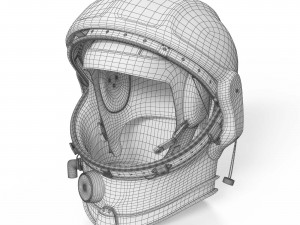 Soviet cosmonaut helmet Model 3D