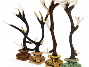 Emblems and horns Modèle 3D