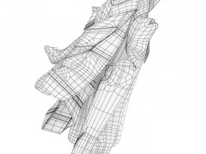 Sculpture The Hot Lady from Bristol 3D Model