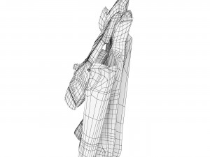 Sculpture The Hot Lady from Bristol 3D Модель