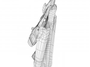 Sculpture The Hot Lady from Bristol 3D Model