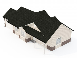 Private house 3 Modello 3D