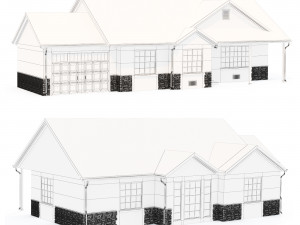 Private house 3 Modello 3D