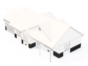 Private house 3 Modello 3D