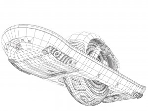 Hoverboard GeoBlade 500 3D Model