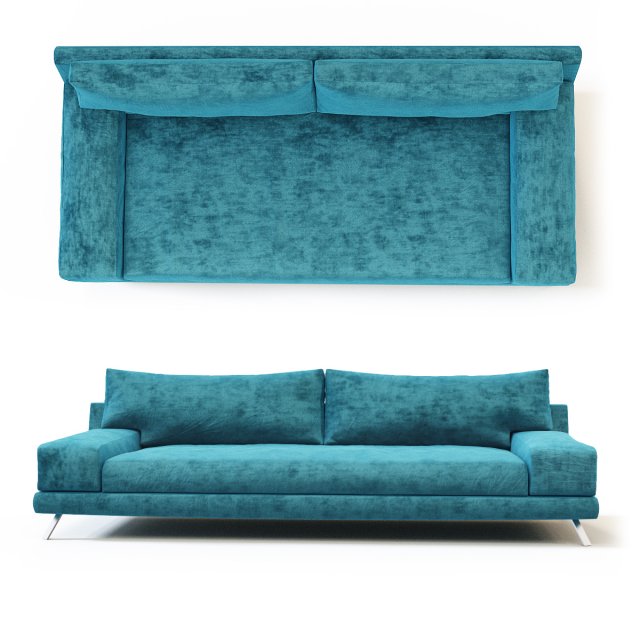 Ian sofa 3D-Modell .c4d .max .obj .3ds .fbx .stl .blend 
