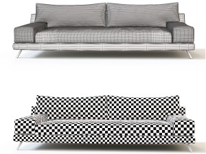 Ian sofa 3D-Modell