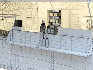 Airstream food truck Model 3D
