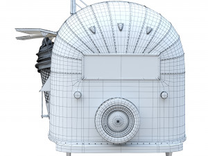 Airstream food truck Model 3D
