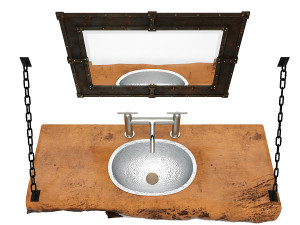 Industrial Furniture for a bathroom 3D मॉडल