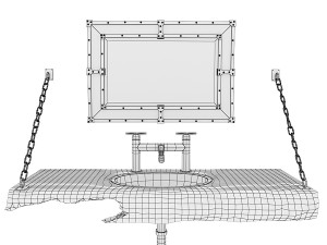Industrial Furniture for a bathroom 3D मॉडल