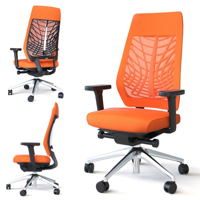 Office chair JOYCEis3 3D-Modell .c4d .max .obj .3ds .fbx .stl .blend 