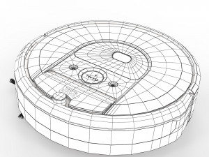 Vacuum cleaner Irobot roomba i7 plus Model 3D