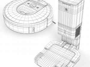 Vacuum cleaner Irobot roomba i7 plus Model 3D